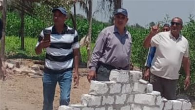 حملة مكبرة لرفع التعديات على الأراضي الزراعية ببلبيس.. إزالة فورية للتعديات بقرية بساتين بركات