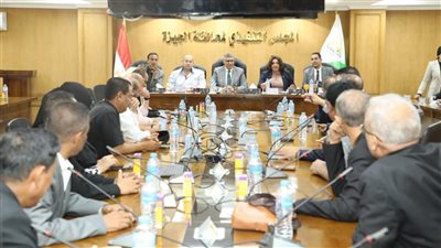 محافظ الجيزة يطلع وفد المنظمة العربية للتنمية الإدارية على تجربة مصر في تعزيز تطوير الحكم المحلي