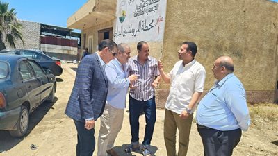 مدير الهيئة العامة للإصلاح الزراعي يتفقد مشروعات البحيرة