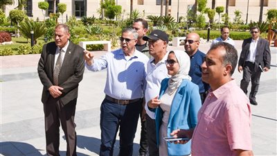 لجنة الإدارة المحلية بمجلس النواب تتفقد الجامعة اليابانية بالإسكندرية 