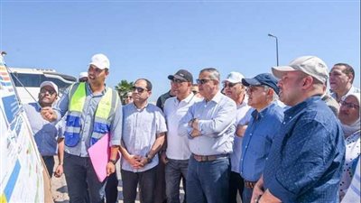أعضاء مجلس النواب يتفقدون مشروع رصف مدخل الطريق الصحراوى وأبيس السابعة بالإسكندرية 