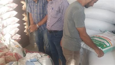 تحرير  9 محاضر والنحفظ على سلع مجهولة المصدر  بمركز الواسطى 