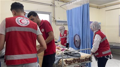 الهلال الأحمر المصري يقدم الدعم لضحايا حادث الطريق الإقليمي بالمنوفية