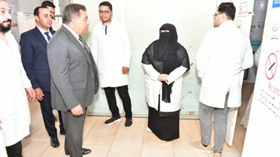 محافظ الدقهلية يتفقد حملة «تبرعك بالدم حياة» في بلقاس