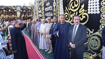 محافظ المنوفية يتلقى واجب العزاء في شهداء حادث الإقليمي بكفر السنابسة |صور