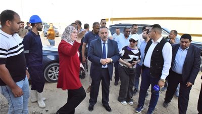 محافظ أسيوط يتفقد محطة معالجة المشايعة ضمن مشروع الصرف الصحي المتكامل