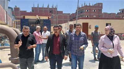 رئيس مياه الشرقية يتابع ميدانيًا سير العمل بمحطات قطاع شمال المحافظة