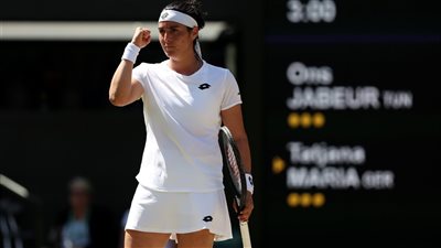 التونسية أنس جابر تنسحب من مباراتها في بطولة ويمبلدون للتنس