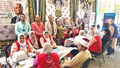 وكيل صحة البحيرة يتفقد الحملة القومية للتبرع بالدم 