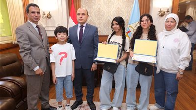 تكريم أبناء كفر الشيخ الفائزين بالمركز الأول في مسابقات التعليم
