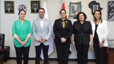 أمل عمار تستقبل وفد من مشروع تعزيز فرص المرأة 