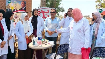 قافلة بيطرية مجانية تجوب جزيرة أبو عمران بكفر صقر 