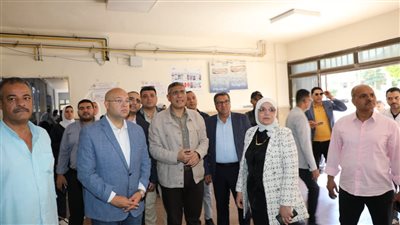 محافظ الجيزة يتفقد مستشفى مبارك المركزي في منشاة القناطر