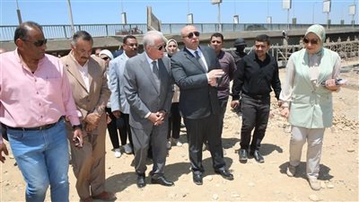 محافظ بني سويف ومستشار الرئيس يتفقدان المرسى السياحي الجديد على نهر النيل 