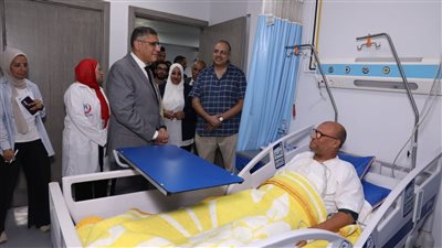 محافظ الجيزة يتفقد مستشفى الشيخ زايد العام ويوجه بسرعة الانتهاء من أعمال التطوير 