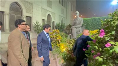 وزير الثقافة يتفقد معهد الموسيقى العربية للمرة الثانية لمتابعة تداعيات حريق سنترال رمسيس