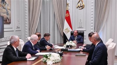 الرئيس السيسي يلتقي المدير العام لهيئة الدولة للطاقة النووية 