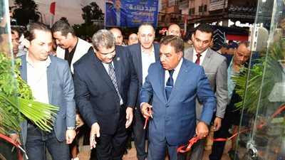محافظ الدقهلية يفتتح أسواق مستقبل مصر ببلقاس