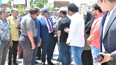 محافظ الدقهلية يتفقد أعمال التطوير التي تمت بكورنيش النيل بشربين