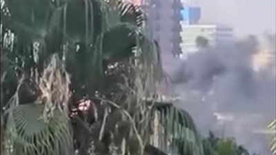 من دون إصابات.. السيطرة على حريق بالقرب من فندق شهير بالزمالك |صور