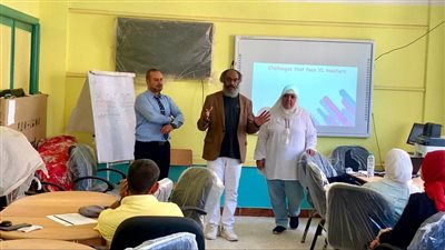 ورشة عمل تدريبية حول طرق تدريس اللغة الإنجليزية بالفيوم 