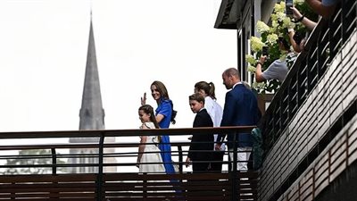 كيت ميدلتون تتألق برفقة أطفالها في نهائي ويمبلدون 2025