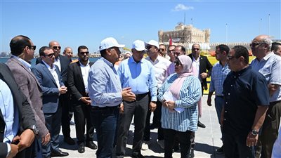 رئيس الوزراء يتفقد أعمال مشروع تنفيذ الحواجز البحرية وحماية الشواطئ بالإسكندرية