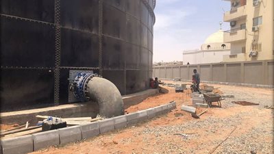 تنفيذ مشروعات مياه وصرف صحي بمدن البحر الأحمر 