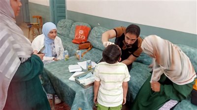 قافلة بقرية أبو عيادة بالتل الكبير لتقديم الدعم الصحي والزراعي والتوعوي والبيطري