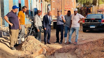 مياه أسيوط: الانتهاء من إصلاح تسريب خط المياه الرئيسي وضخ المياه تدريجياً