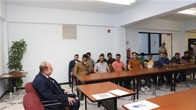 رئيس شركة الصرف الصحي يفتتح البرنامج التدريبي الصيفي ويتفقد مركز التدريب