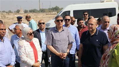 محافظ الجيزة يتفقد أعمال تطوير طريق الاتوستراد ومشروعات 