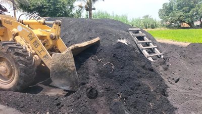 حملة لإزالة مكامير الفحم المخالفة بالدقهلية 