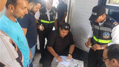  حملة  للكشف عن تعاطي المواد المخدرة بمدخل نبروه بالدقهلية