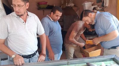 ضبط أسماك مجمدة غير الصالحة للاستهلاك الآدمي بالبحيرة