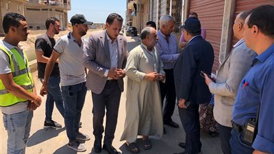 محافظ الدقهلية يتابع توصيل خط مياه الشرب بنبروه 