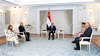 السيسي لـ قائد القيادة المركزية الأمريكية: نهر النيل قضية أمن قومي لمصر