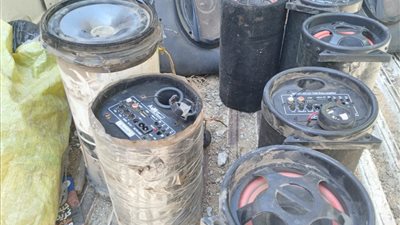  ضبط 132 جهاز صوت وسماعة ضمن جهود التصدي لظاهرة التلوث السمعي بالدقهلية