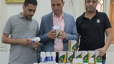 تحرير محضر غش تجاري ضد محل مبيدات زراعية بالبحيرة