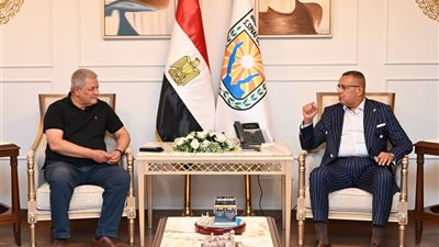 محافظ جنوب سيناء يستقبل رئيس الشركة القابضة لمياه الشرب
