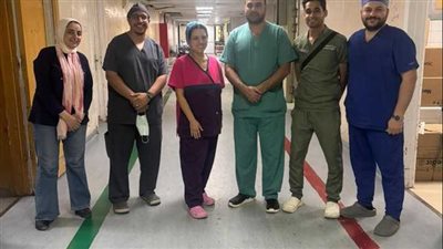 عودة مسن من الموت ... اطباء مستشفى شرق المدينة بالاسكندرية  تنقذ مسن من الموت بسبب قصور بالشرايين التاجية 