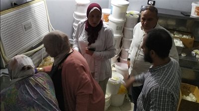 ضبط 159 كيلو جبنة منتهية الصلاحية ومجهولة المصدر بالفيوم 