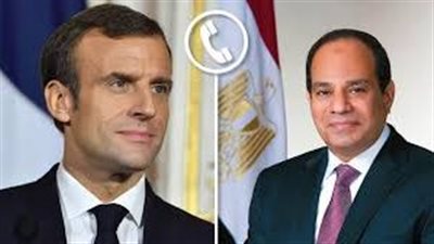 السيسي وماكرون يناقشان جهود مصر المكثفة للوساطة من أجل وقف إطلاق النار في غزة