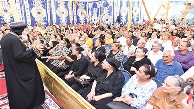 البابا تواضروس من «غيط العنب»: قدموا المحبة فى كل أموركم والكنيسة تتميز بـ«3 أهرامات»