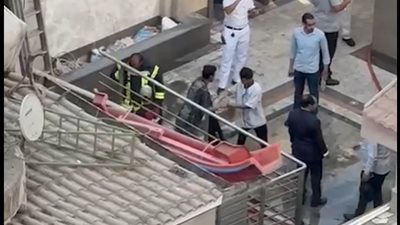 جهود مكثفة من الحماية المدنية للسيطرة على حريق نادي القضاة النهري