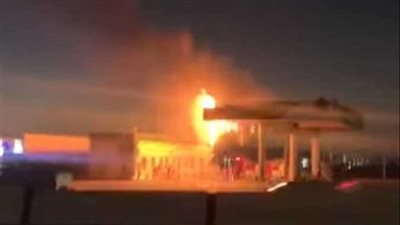 حريق 3 طوابق باحد العقارات بالاسكندرية 