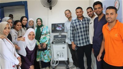 تزويد قسم العصبية بجهاز أشعة موجات فوق صوتية جديد بمستشفيات جامعة بني سويف 