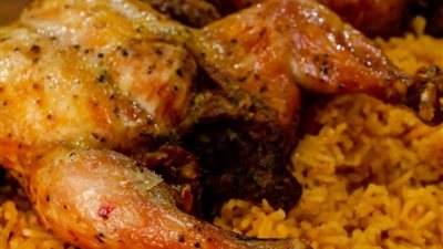 كبسة الدجاج على الطريقة السعودية