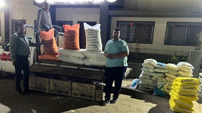 ضبط أسمدة مدعمة ومخصبات زراعية غير مسجلة بالفيوم