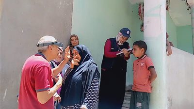 اكتمال المرحلتين الأولى والثانية من المسح الميداني لمرض التراكوما بالفيوم وبني سويف